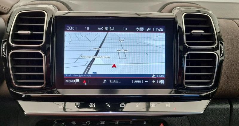 Citroen C5 Aircross cena 107900 przebieg: 92118, rok produkcji 2019 z Bukowno małe 326